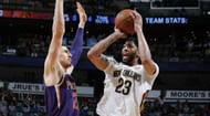 Davis shooting a jumper vs Phoenix